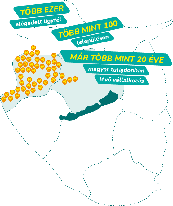 Lefedettségi térkép