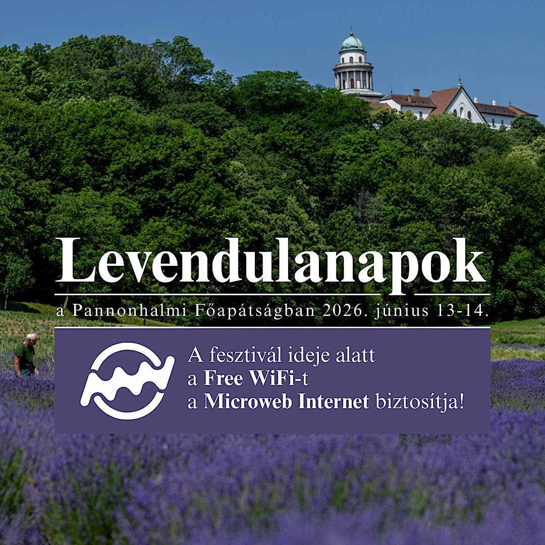 Ingyenes WiFi a Levendulafesztiválon 2026